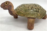 NC O'Berry Pottery Turtle Statue Figurine
