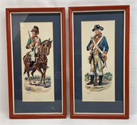 Revolutionary War Colonial Soldier Art Prints