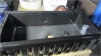 Black Porcelain 36" Kitchen Farm Sink