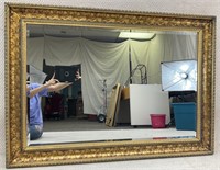 Large Gold Framed Wall Hanging Mirror