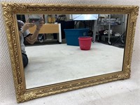 Gold Framed Wall Hanging Mirror