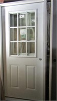Exterior Prehung Door, 36"x 80"left Hand Open, 9 L