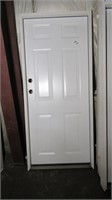 Exterior Prehung Door, 36"x 80' Right Hand Open, 9