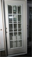 Exterior Prehung Door, 32" X 80" Left Hand Open, 1