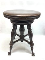 Antique Victorian Style Piano Stool