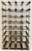 Wood & Metal Wine Rack