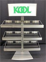 Vintage KOOL Metal Cigarette Display Stand