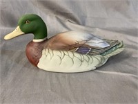 PORCELAIN MALLARD DUCK BY ANDREA