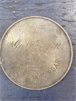 1878 NC AGRICULTURE BOAR AWARD MEDAL