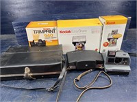 KODAK 5 PIECE LOTVOF CAMERAS AND ACCESSORIES