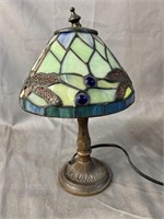 MINI TIFFANY STYLE DRAGONFLY LAMP