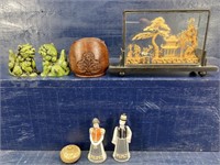 LARGE LOT OF ORIENTAL FIGURES AND OBJECTS