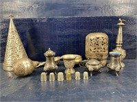 LOT OF 16 PIECES OF SILVER PLATE