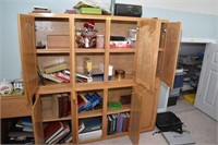 TWO CABINETS WITH CONTENTS
