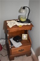 NIGHT STAND WITH CONTENTS