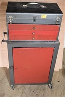 TWO PIECE TOOLBOX WITH CONTENTS
