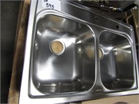 Kindred Double Bay Stainless Kitchen Sink.