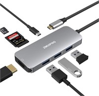 7 in 1 USB C Hub Adapter for MacBook Pro 2019/2018