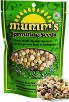Organic Crunchy Bean Mix - Mumm's Sprouting Seeds,