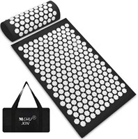 Yoga Acupressure Mat and Pillow Set with Bag - 73