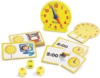 Learning Resources Time Activity Set, Homeschool,