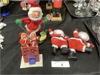 Vintage Santa Christmas Decor.