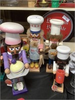 4 Chef Nutcrackers.