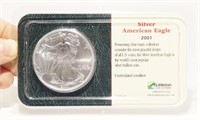 2001 American Eagle Silver Coin, Uncirculated