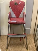 Vintage doll high chair.