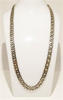 Heavy Sterling Silver Chain Necklace 20" 42.3g