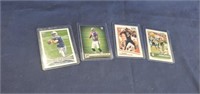 4- NFL Football Rookie Cards, Andrew Luck, Lamar