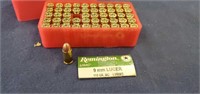 1 Box of 9mm Luger FMJ Reload Ammo