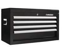 26 in. W 4-Drawer Tool Chest in Gloss Black