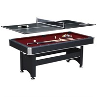 Hathaway Spartan 6' Pool Table with Table Tennis