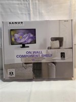 ON WALL COMPONENT SHELF UP TO 15 POUNDS