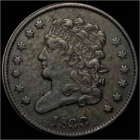 1833 Classic Head Half Cent NEARLY UNC