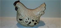 Beautiful Tan Colored Decorative Ceramic Rooster