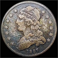 1837 Capped Bust Quarter NICELY CIRCULATED