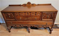 Rockford Superior Furniture Oak Buffet