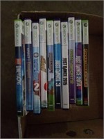 Group of 10 xbox 360 games