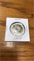 1964 Kennedy half dollar