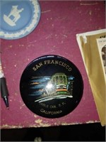 Vintage San Francisco coaster set