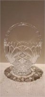 Beautiful Crystal Glass Decorative Basket
