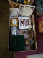 Flat with rivets, egg and other collectibles