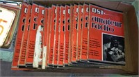 Flat of QST magazines assorted years 1930s