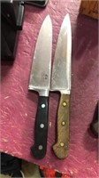 Pair of carving knives. Chicago Cutlery, Dreizack