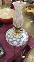 Glass electric lamp