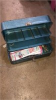 Metal tackle box with some goodies