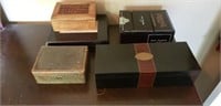 Lot of Cigar Jewelry Boxes & More
