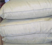 Lot of 4 Indoor/Outdoor Tan Cushions